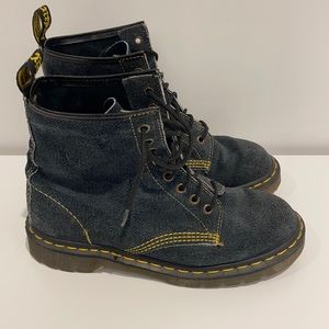Denim Doc Martens Boot - Size 7/UK5